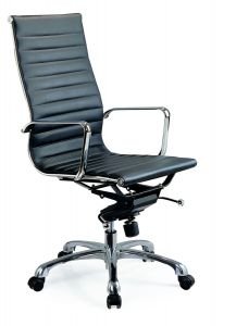 Comfy High Back Office Chair, Black