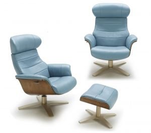 The Karma Lounge Chair, Blue
