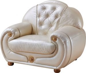 Giza Leather Chair, Grey