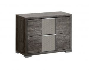 Portofino Premium Nightstand, Oak/Beige