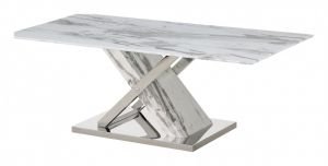 T1274 Faux Marble Coffee Table and End Table Set