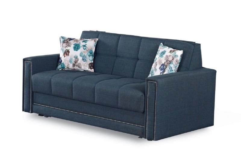 Granada Convertible Sofa Bed, Navy Blue