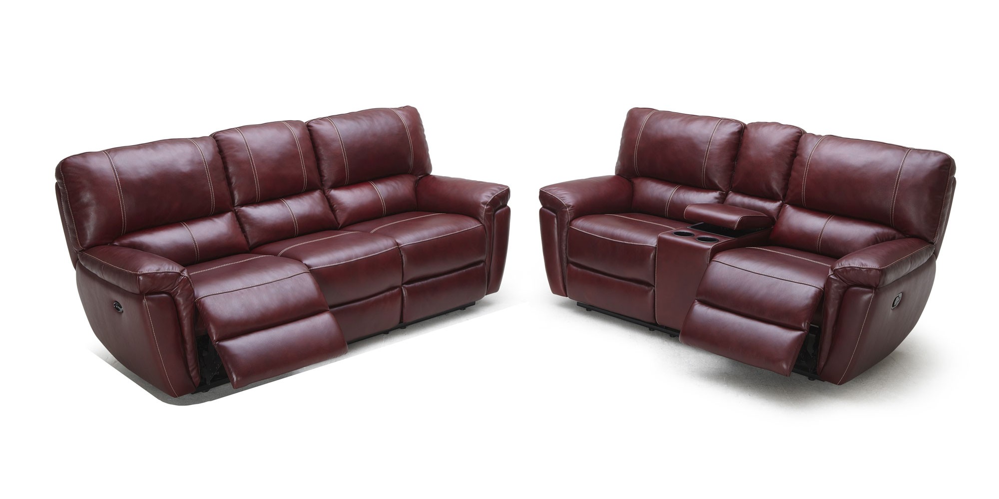 1738C Motion Leather Sofa Set, Love, and Chair
