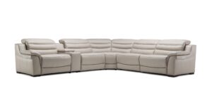 177H Motion Leather Sectional