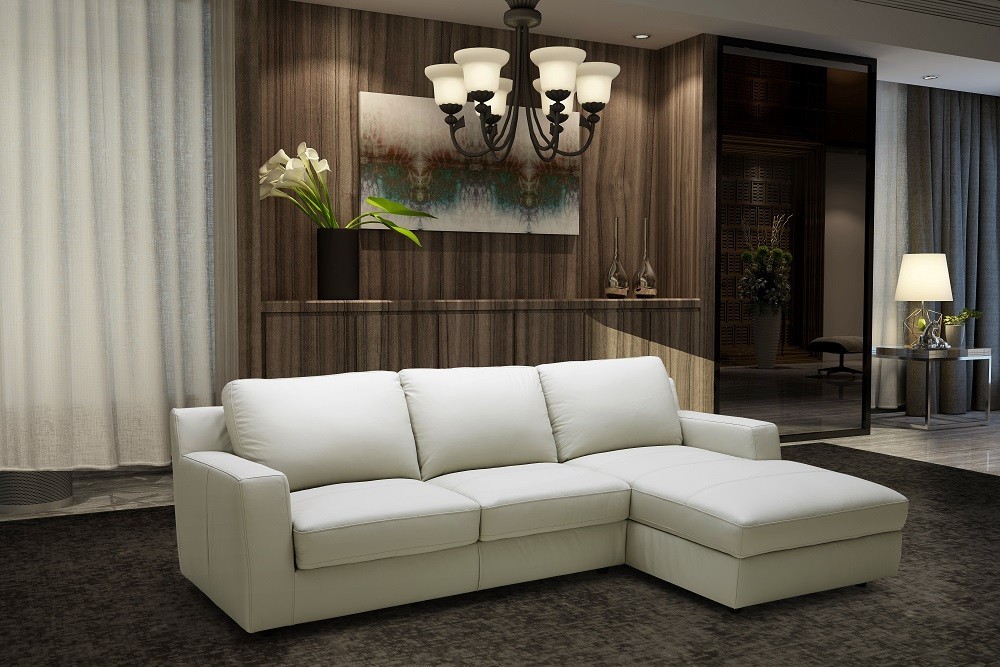 Lauren Premium Sectional Sleeper in Light Grey - Image 2