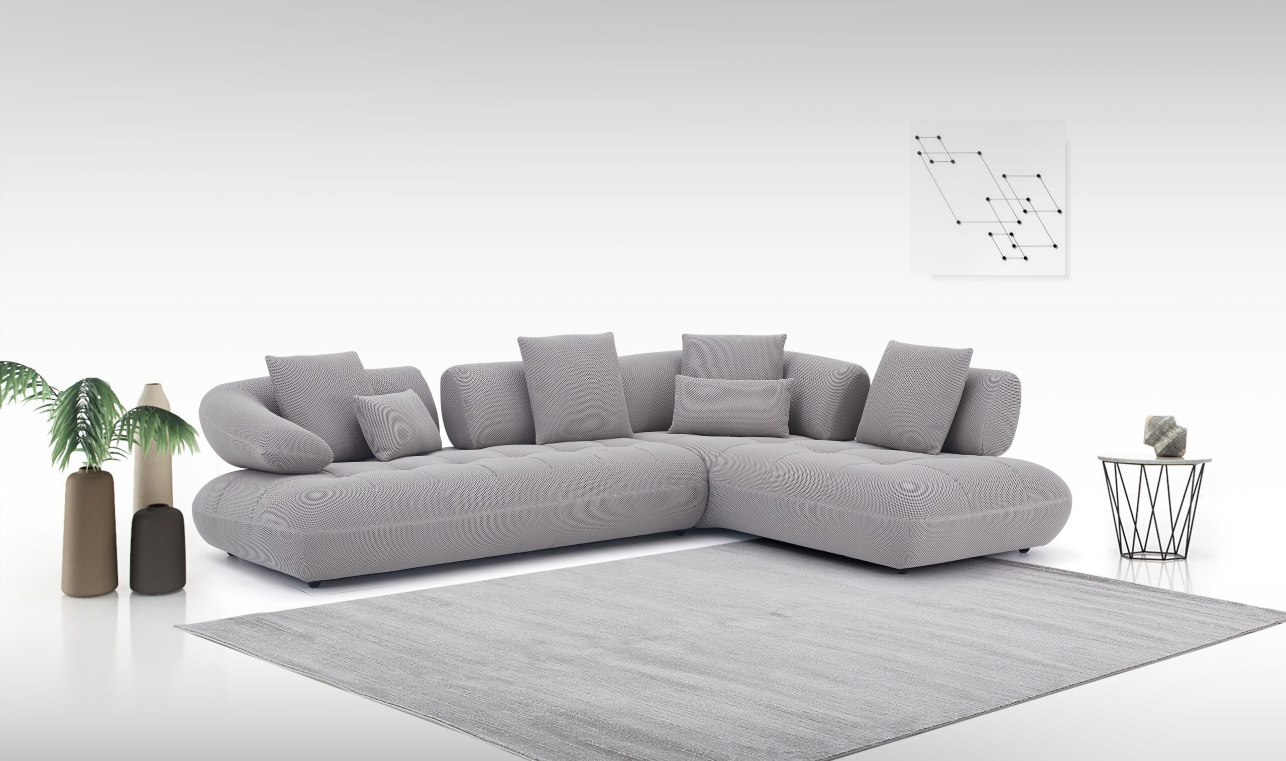Savannah Fabric Sectional - Image 5