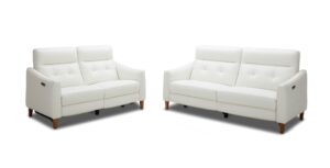 5599-01 Motion Leather Sofa and Love