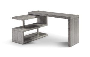 A33 Modern office Desk in Matte Grey