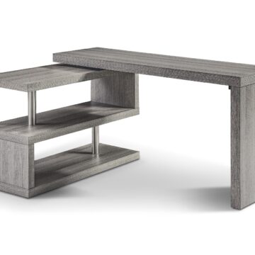 A33 Modern office Desk in Matte Grey
