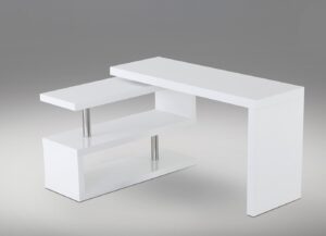 A33 Modern office Desk in Matte White