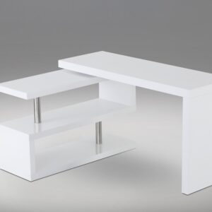 A33 Modern office Desk in Matte White
