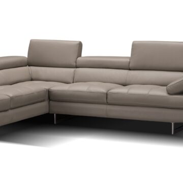 A761 Italian Leather Sectional in Peanut