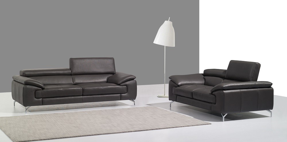 A973 Premium Leather Sofa Set in White - Image 2