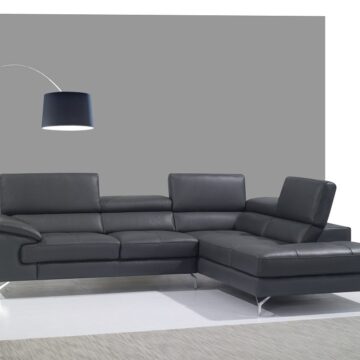 A973 Premium Leather Sectional