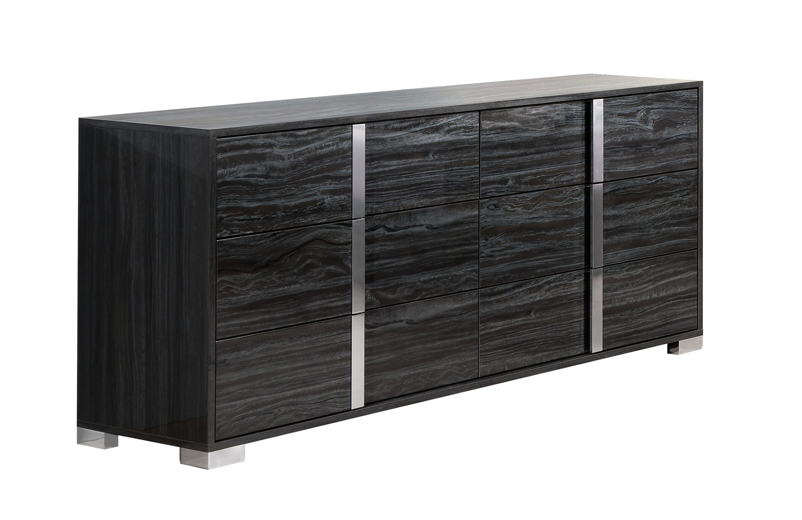 Alice Bedroom Collection in Gloss Grey - Image 4