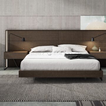 Almada Premium Bedroom Set in Ash