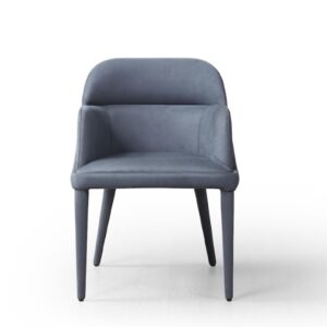 Baxter Arm Chair in Blue Grey
