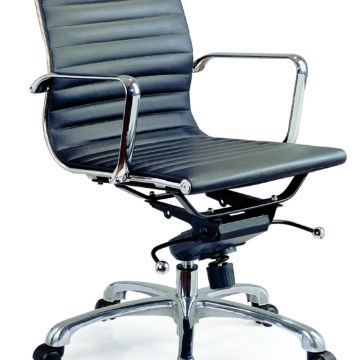 Comfy Low Back Office Chair In Black