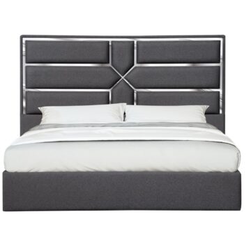 Da Vinci Bed in Charcoal