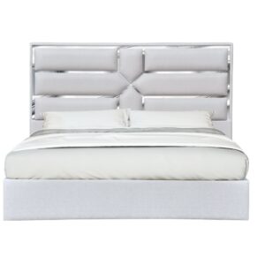 Da Vinci Bed in Silver Grey