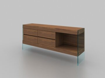 Chestnut Table & Elm Accessories