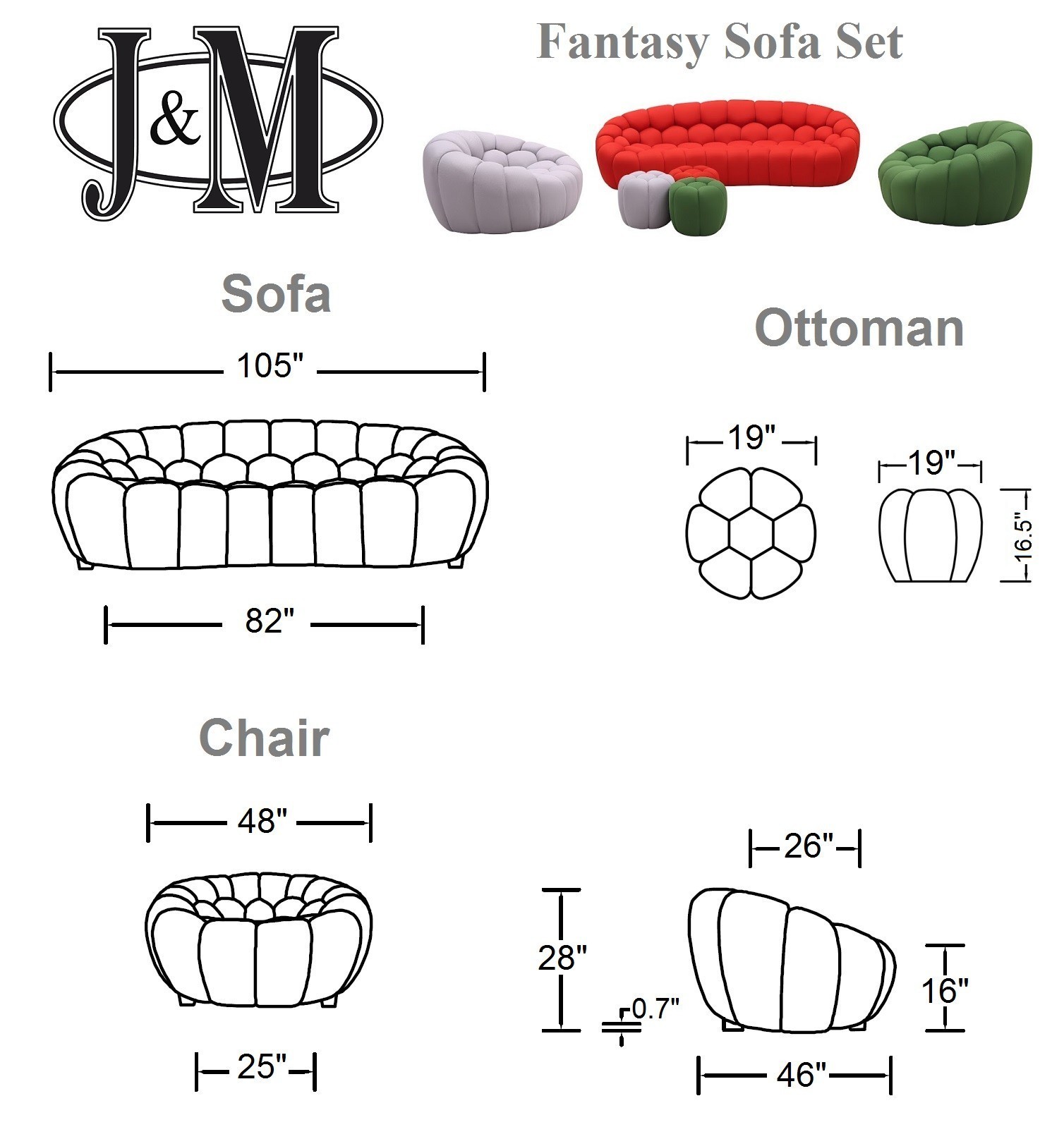 Fantasy Sofa Set - Image 7