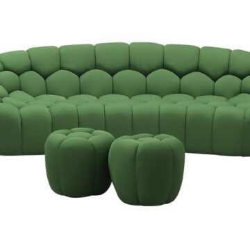 Fantasy Sofa Set in Green