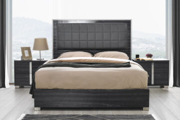 Giulia Bedroom Collection in Gloss Grey