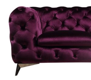 Glitz Purple Sofa Set