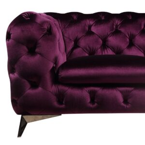 Glitz Purple Sofa Set