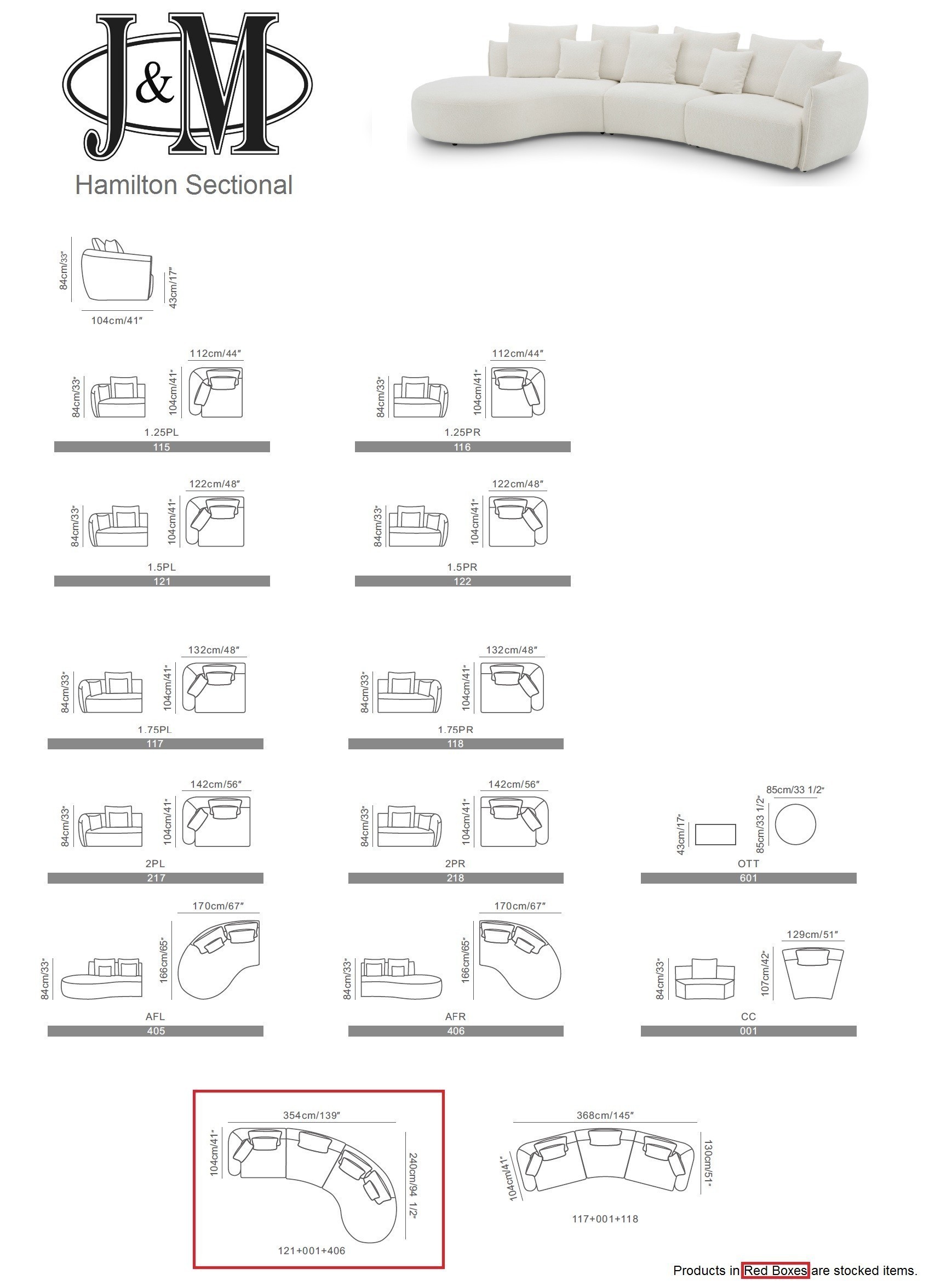 Hamilton Fabric Sectional - Image 4