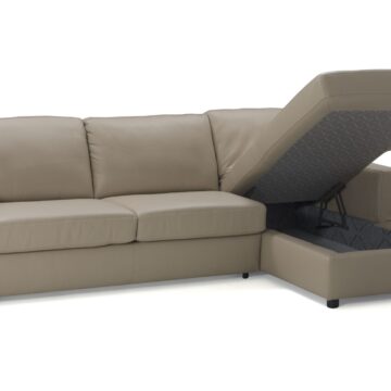 Jenny Premium Sectional Sleeper in Beige