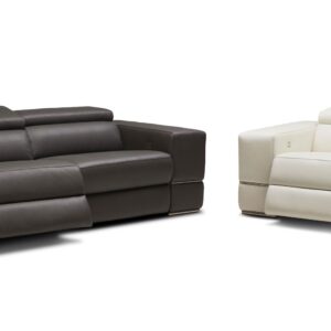 127H Motion Leather Sofa and Chair