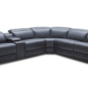 153H Motion Leather Sectional