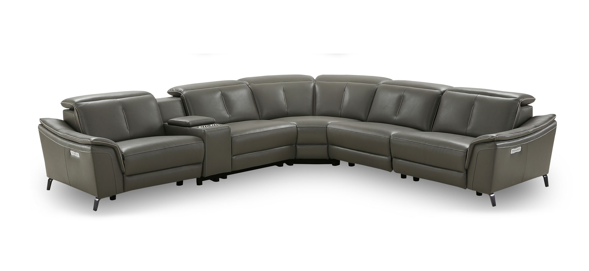 210H Motion Leather Sectional