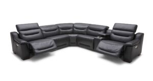 R079-01 Motion Leather Sectional