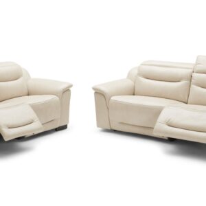 R079 Motion Leather Sofa, Love, and Chair