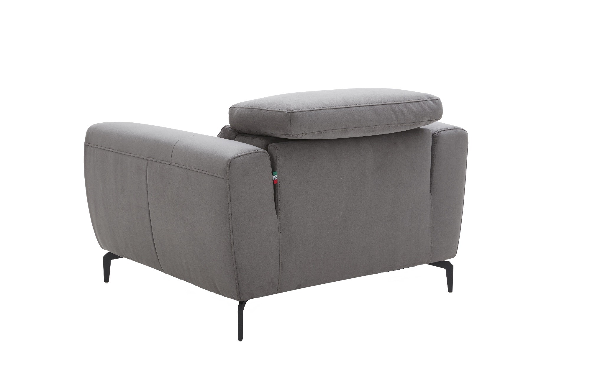 Lorenzo Motion Sofa Set in Grey Fabric - Image 9