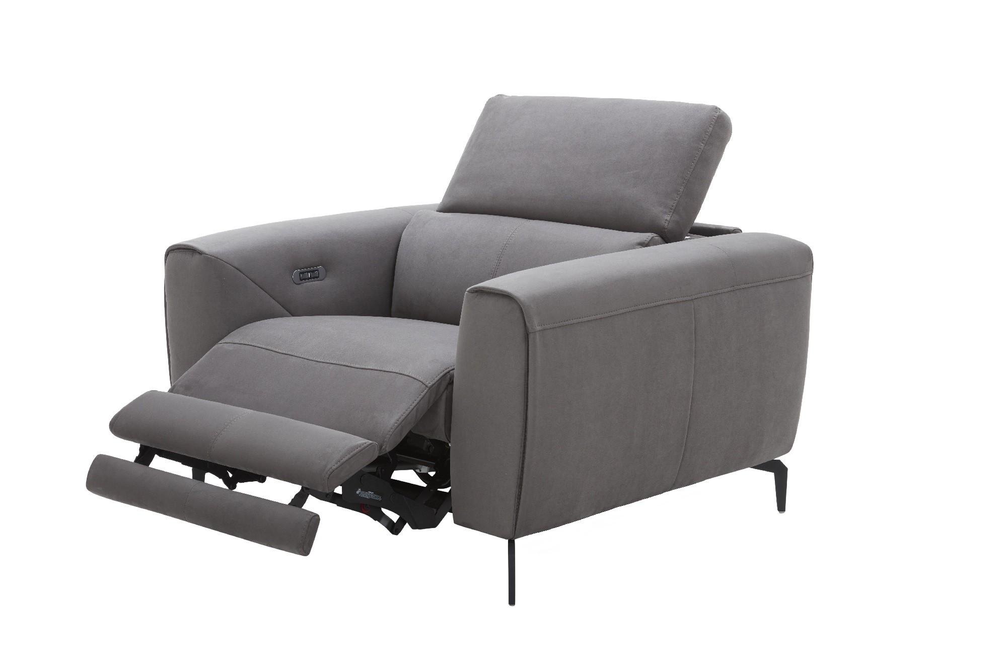 Lorenzo Motion Sofa Set in Grey Fabric - Image 7