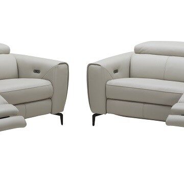 Lorenzo Motion Sofa Set in Light Grey