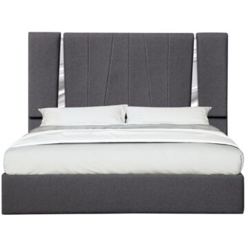 Matissee Bed in Charcoal