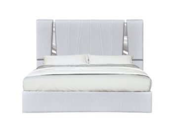 Matissee Bed in Silver Grey