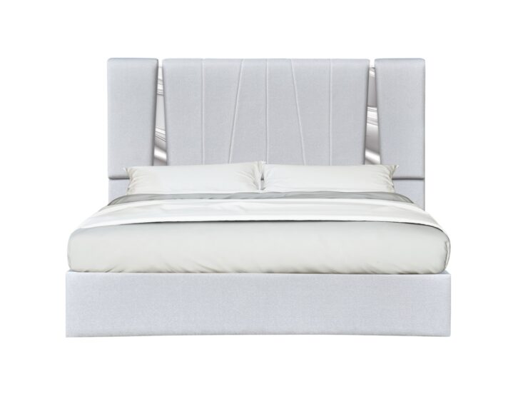 Matissee Bed in Silver Grey