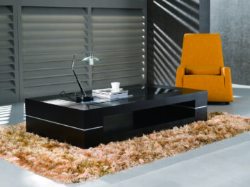 Modern Coffee  Table 682 in Dark Oak