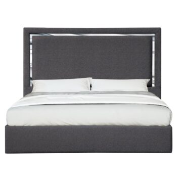 Monet Bed in Charcoal