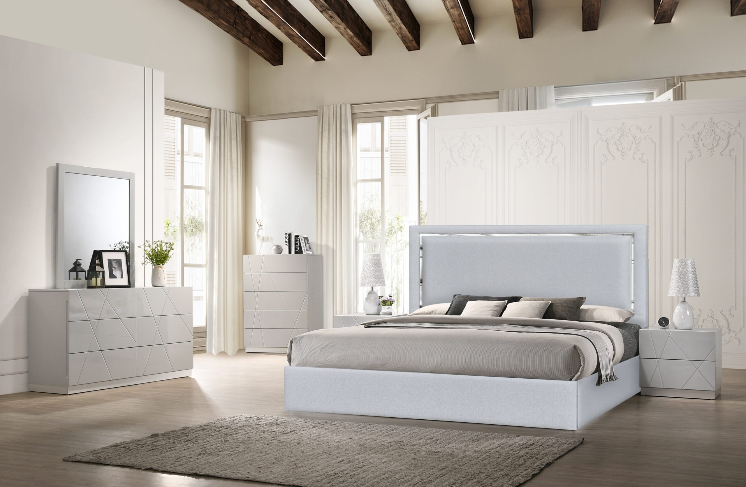 Monet Bed in Silver Grey - Image 9