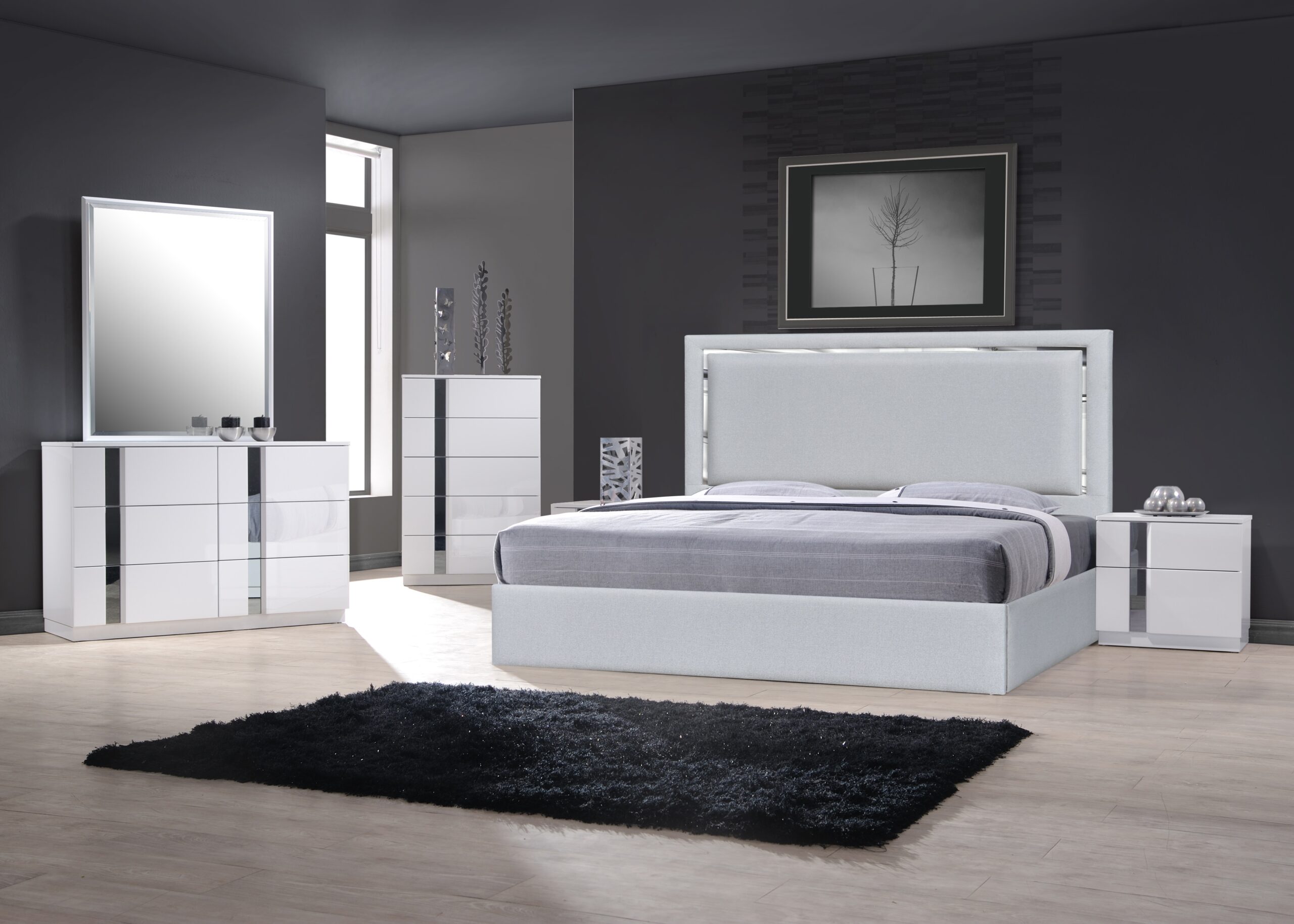 Monet Bed in Silver Grey - Image 2