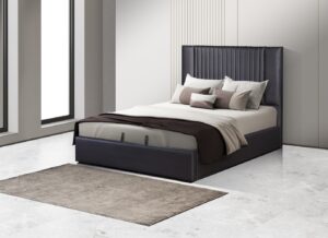 Nara Storage Bed in Dark Brown