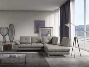 The Prive Leather Sectional