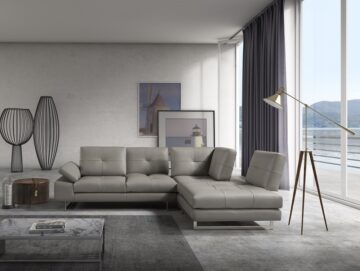 The Prive Leather Sectional
